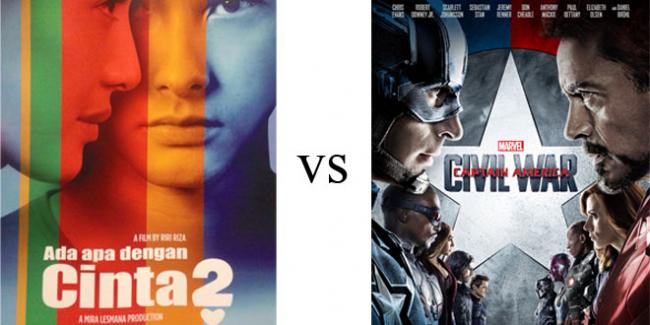 Warga Batam Lebih Ramai Nonton Captain America: Civil War Ketimbang AADC 2