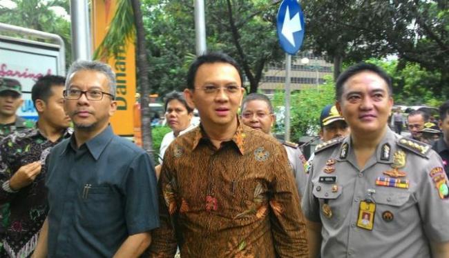 Ahok Nekat Lihat Lokasi Bom Tanpa Rompi Peluru