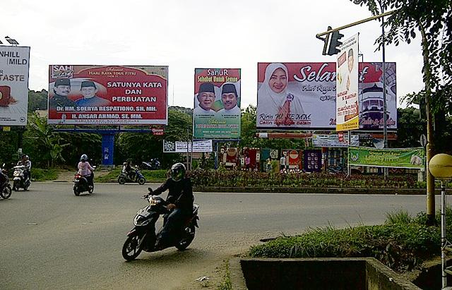 Kota Batam Sudah Dipenuhi Baliho Calon Kepala Daerah