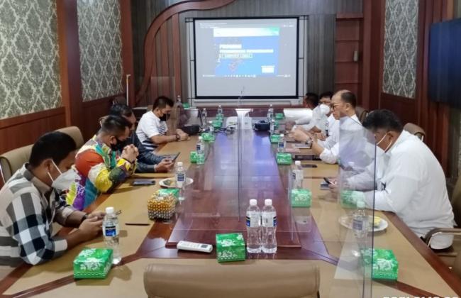 Nizar Sambangi BPJN Kepri Bahas Pembangunan Jalan Nasional di Lingga