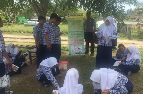 Polres Lingga Gelar Pustaka Keliling
