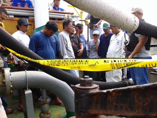 Polair Polda Kepri Selidiki Sumber 800 Ton BBM Ilegal Kapal MT Urban Success