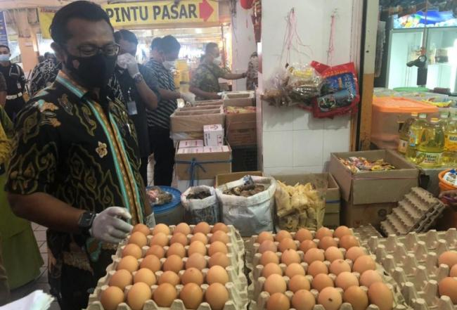Satgas Pangan Sidak Pasar di Batam, Harga Sembako Relatif Stabil