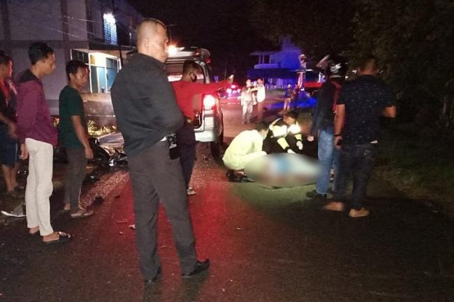 Lakalantas di Dabo Singkep, Satu Orang Meninggal Dunia