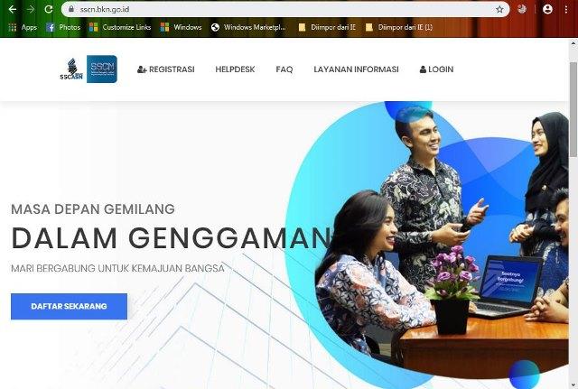 BKN: Pendaftaran CPNS Dibuka Pukul 11.11 WIB Malam