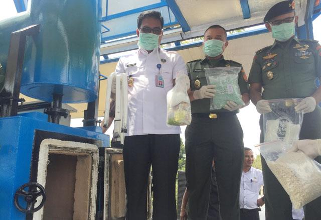 BNNP Kepri Musnahkan 7 Kg Sabu dan Puluhan Ribu Ekstasi