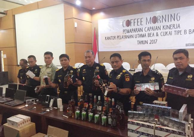 Ballpres Nomor 1, Penindakan BC Batam Meningkat Hampir 250 Persen di 2017 