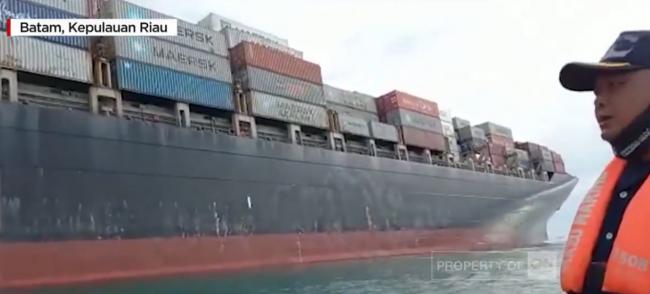 Tanker Kandas di Perairan Bintan, Petugas Waspadai Tumpahan Minyak