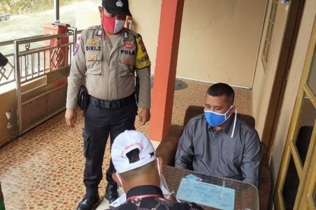 Polsek Bintim Kawal Pelaksanaan Coklit 3 Kecamatan di Bintan