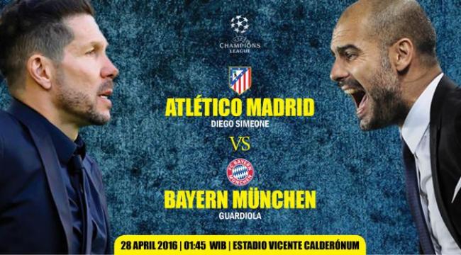 Preview Atletico Madrid vs Bayern Muenchen: Adu Taktik Dua Pelatih Hebat