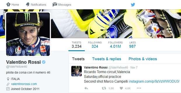Rossi Unfollow Twitter Lorenzo dan Marquez