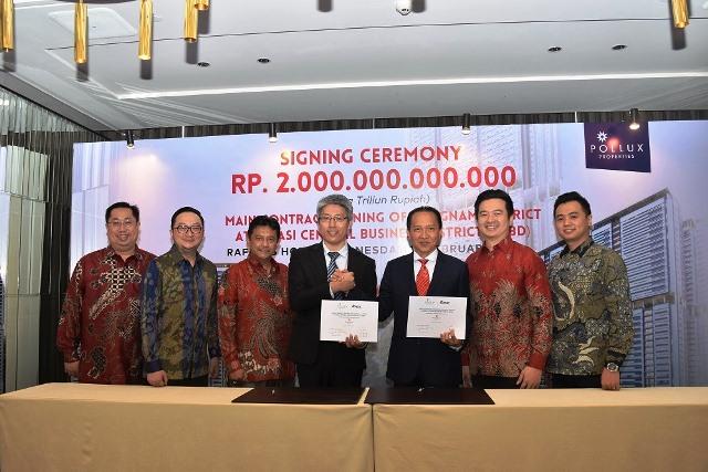 Pollux Properti Tunjuk Kontraktor Utama Gangnam District