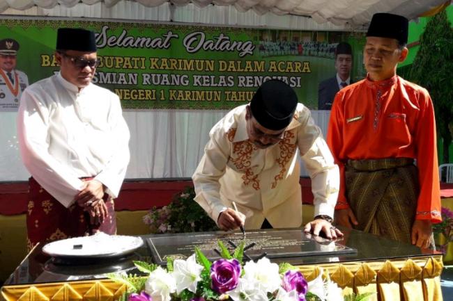 Renovasi SMPN 1 Karimun Telan Rp1,2 Miliar