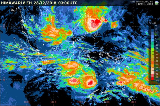 Awan Konvektif Sebabkan Hujan di Kepulauan Riau