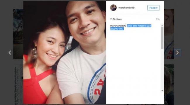 Mantan Pacar Marshanda Nikahi Wanita Bercadar?