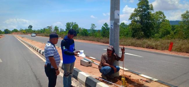 Akhirnya, 18 Titik di Sei Lekop Bintan Segera Dipasang Lampu PJU