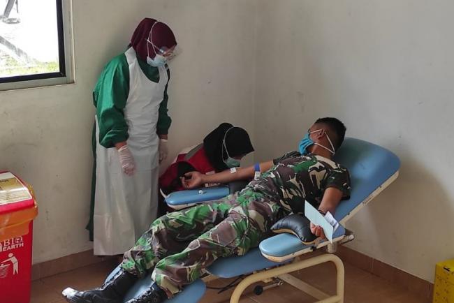 Kodim 0318/Natuna Gelar Aksi Sosial Donor Darah