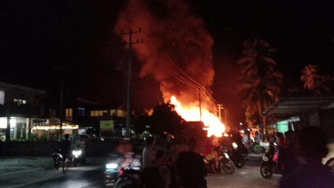 Tragis, Istri Pemilik Toko Tewas Terjebak Kebakaran di Ranai Natuna