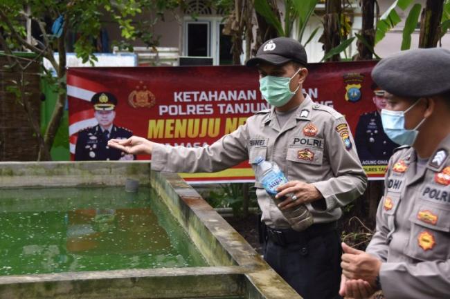 Polres Tanjungpinang Kembangkan Budidaya Ikan Air Tawar dan Mini Garden