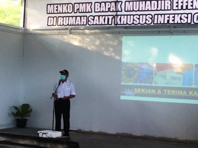 Kesan Menko PMK Muhadjir Efendi saat Kunjungi RSKI Galang