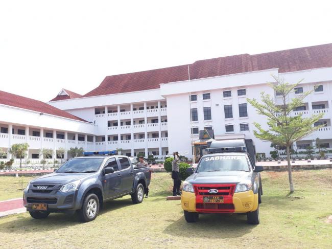 Polisi Siaga Demo Ratusan Buruh di Kantor Gubernur Kepri Siang Ini
