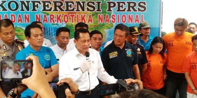 Buwas Cs Panen Besar, Sita Hampir 100 Kg Sabu dan 53.000 Butir Ekstasi  