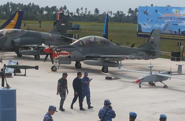 Jokowi Tinjau Area Pangkalan Militer Terbesar di Natuna