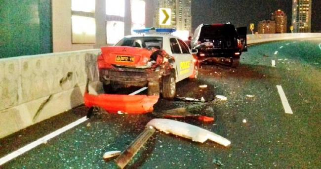  Ini Penyebab Mobil Marko Simic Tabrak Kendaraan Polisi di Semanggi