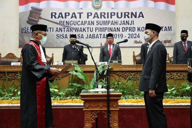 Ahmad Surya Resmi Jabat Wakil Ketua II DPRD Kota Batam