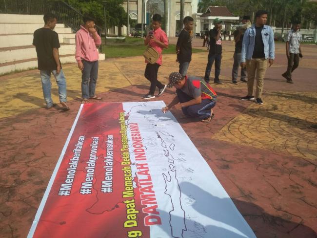Putusan MK Berpotensi Gejolak, Mahasiswa Kepri Deklarasi Dukung Kondusifitas Bangsa