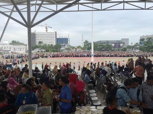 Hari Pertama Kerja, Pemko Gelar Halal bi Halal 