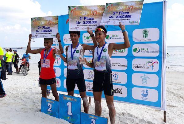 Atlet Asal Tanjungpinang Borong Juara Eco Run Mapur 2018