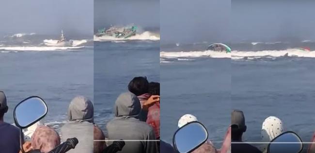 Detik-detik Menegangkan Kapal Nelayan Tenggelam di Jember, 5 Tewas 7 Hilang