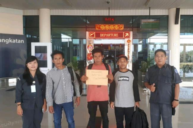 TKI Ilegal Tangkapan Polres Bintan Dipulangkan ke Kampung Halaman