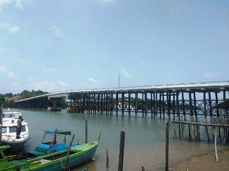 Akses Jembatan II Dompak Dibuka Lagi, Hanya Motor yang Boleh Lewat