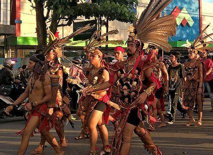 Suku Aborigin Ikut Ambil Bagian di Gelaran Gawai Dayak
