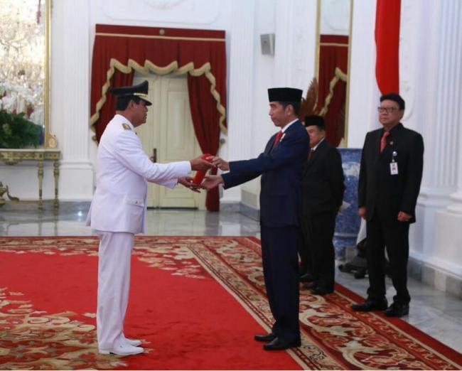 Presiden Jokowi Bakal Lantik Langsung Isdianto Gubernur Kepri Definitif