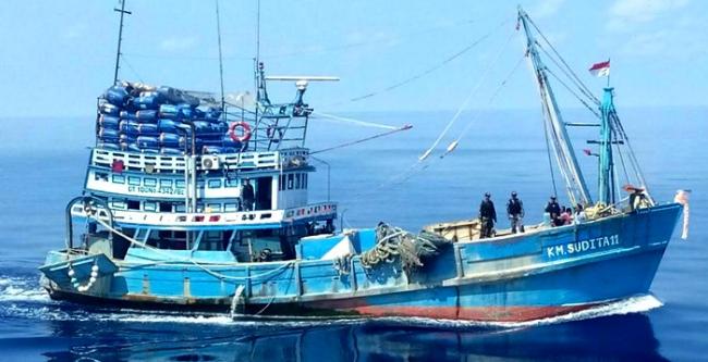 Tiga Kapal Asing Pencuri Ikan Ditangkap Tim Patroli KKP