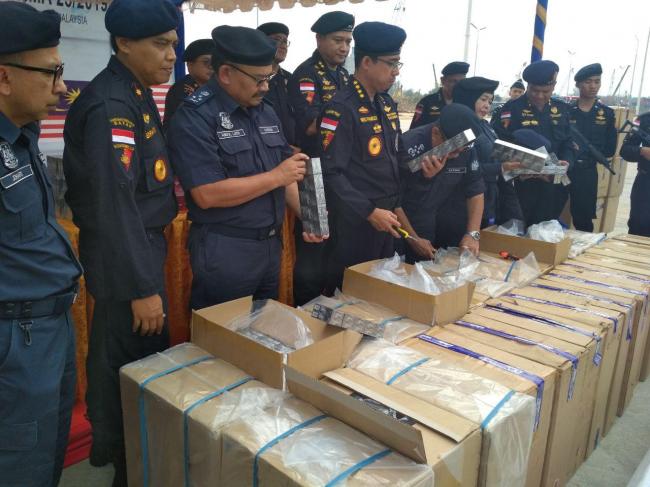 BC Selamatkan Kerugian Negara Rp 1,95 M di Perairan Batam