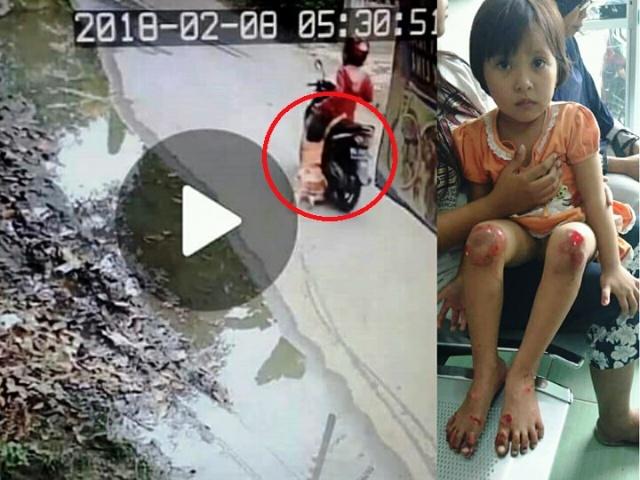Heboh, Seorang Ibu Seret Balita Pakai Motor Sejauh 200 Meter