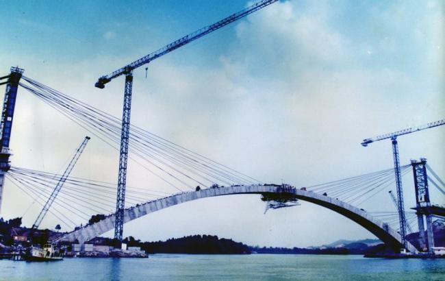 Begini Penampakan Pembangunan Jembatan Habibie di Batam