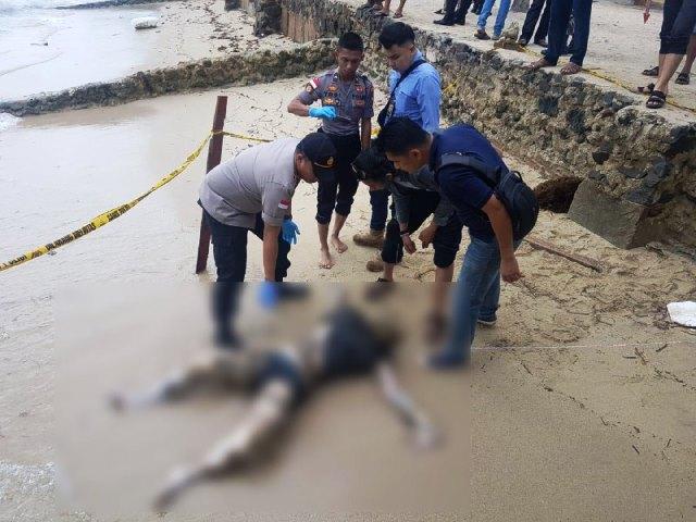 Mayat Pria Berkaus Hitam Terdampar di Pantai Nongsa