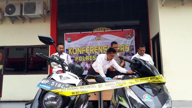 Maling di Karimun Incar Sepeda Motor Stang tak Dikunci