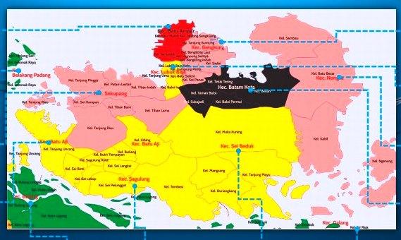 Peta Sebaran Covid-19 Hingga 2 Juni: Zona Batam Kota Makin Menghitam