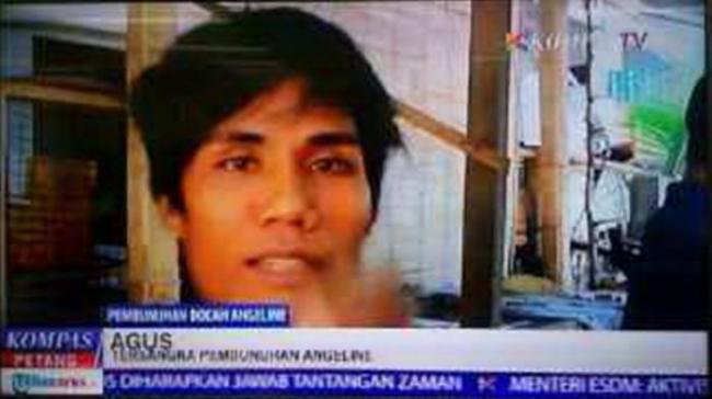 Tersangka Agus Akui Disuruh Ibu Angkat Angeline Bunuh Korban