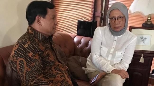 Prabowo Langsung Pecat Ratna Sarumpaet Sebagai Jurkam