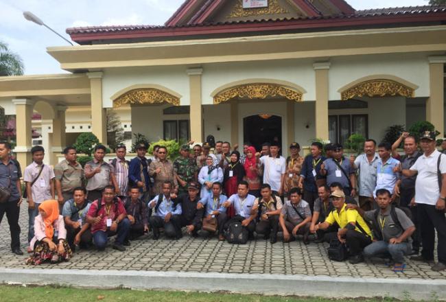 Puluhan Kepala Desa dari Padanglawas Kunjungi Desa Tulang Karimun