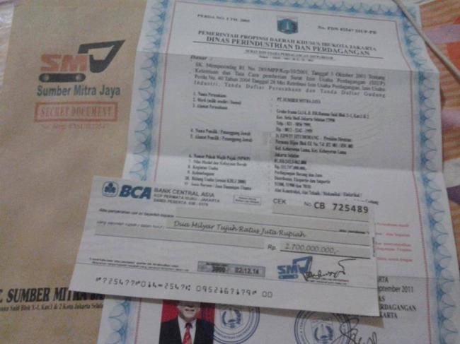 Awas! Ini Penipuan Modus Baru, Tebar Cek Miliaran Rupiah