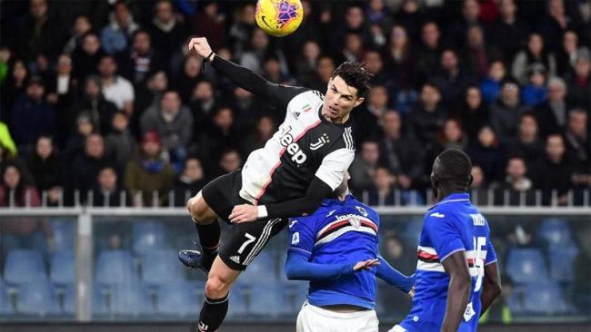 Mencengangkan, Tebak Berapa Tinggi Sundulan Ronaldo saat Kontra Sampdoria?