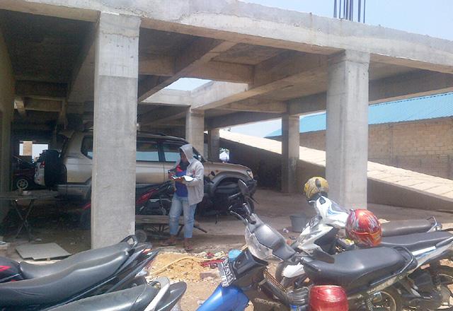 Proyek Diduga Bermasalah, Terminal Pelabuhan Pancung Kini Jadi Tempat Parkir